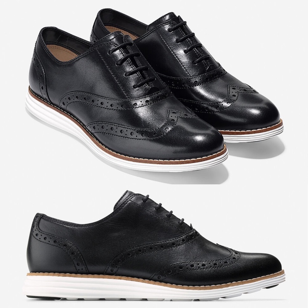 Cole Haan Women’s OriginalGrand Wingtip Oxford, 7.5 wide (fit like reg width)